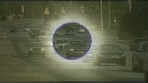 Solar Eclipse over traffic
